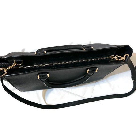 MICHAEL KORS  BLACK HANGBAG, BLACK WITH GOD TONE HARDWARE - Picture 4 of 16